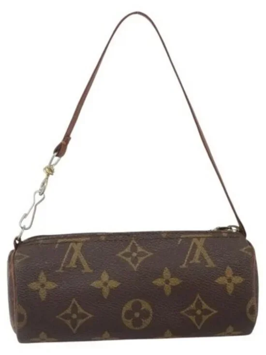 LOUIS VUITTON Monogram Papillon Pouch LV Auth - Picture 2 of 16